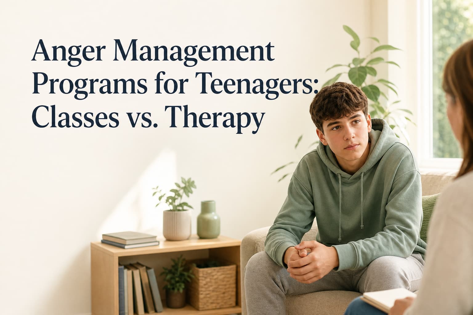 Anger Management Programs for Teenagers: Classes vs. Therapy