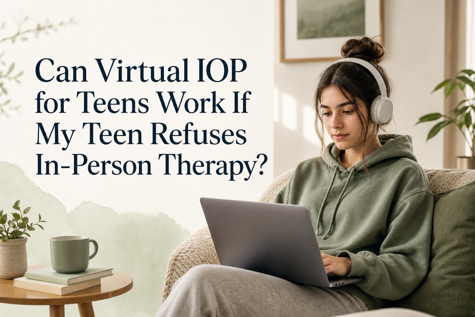 Can Virtual IOP for Teens Work If My Teen Refuses In-Person Therapy?