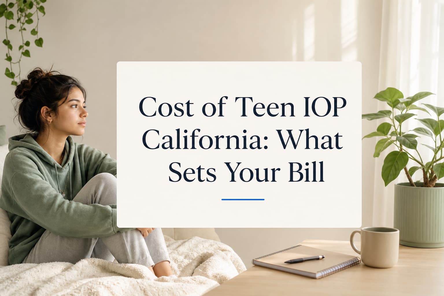 Cost of Teen IOP California: What Sets Your Bill