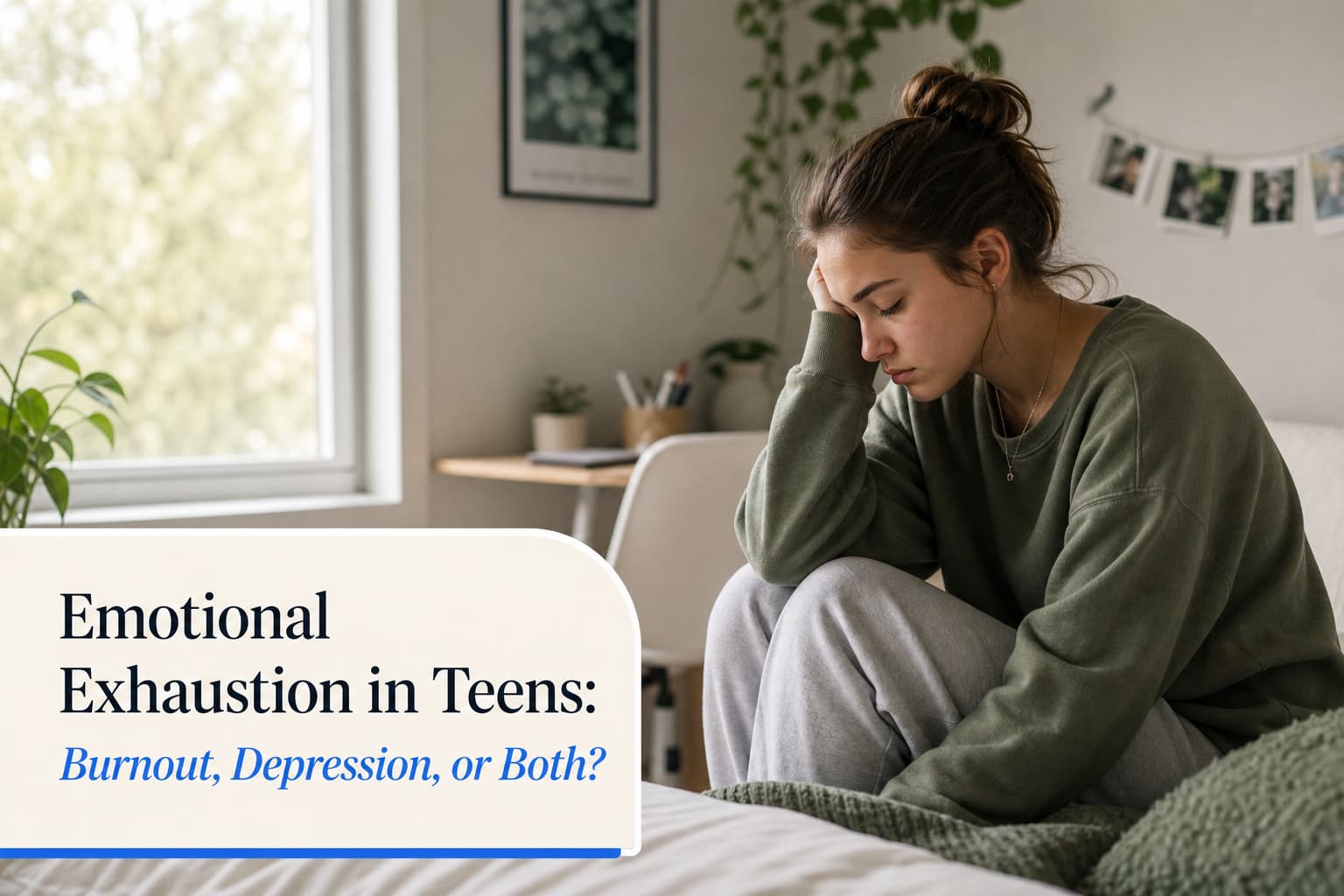 Emotional Exhaustion in Teens: Burnout, Depression, or Both?