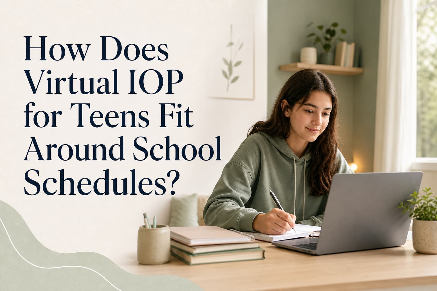 How Does Virtual IOP for Teens Fit Around School Schedules?