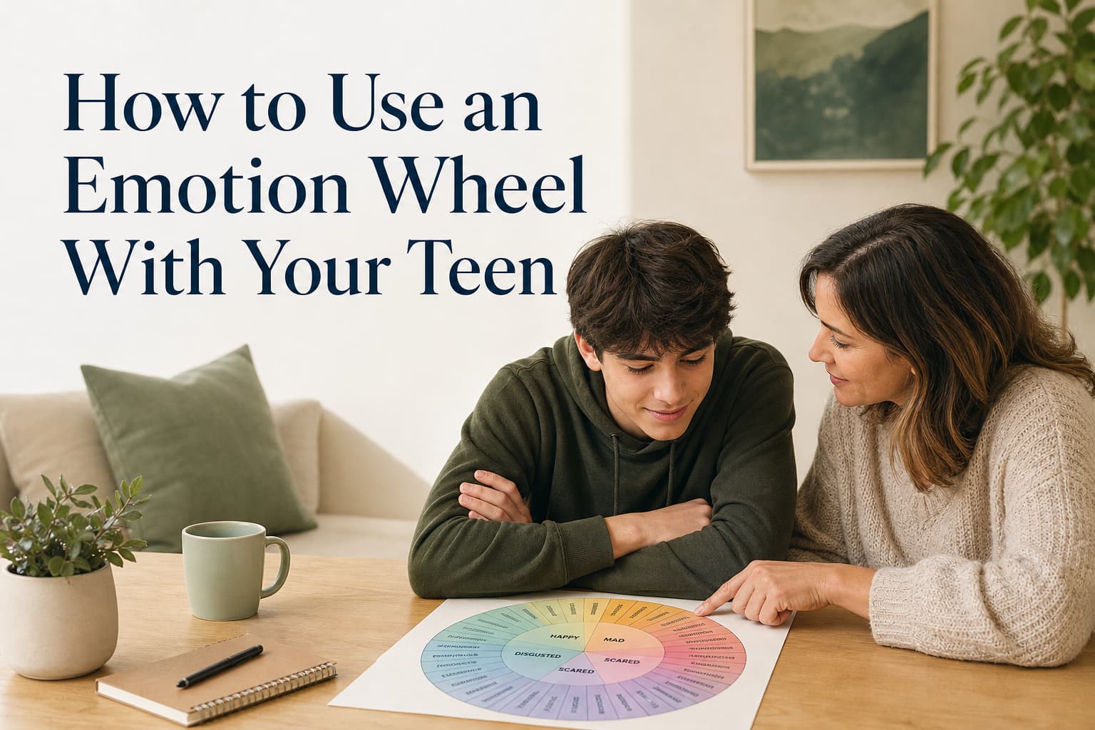 How to Use an Emotion Wheel With Your Teen
