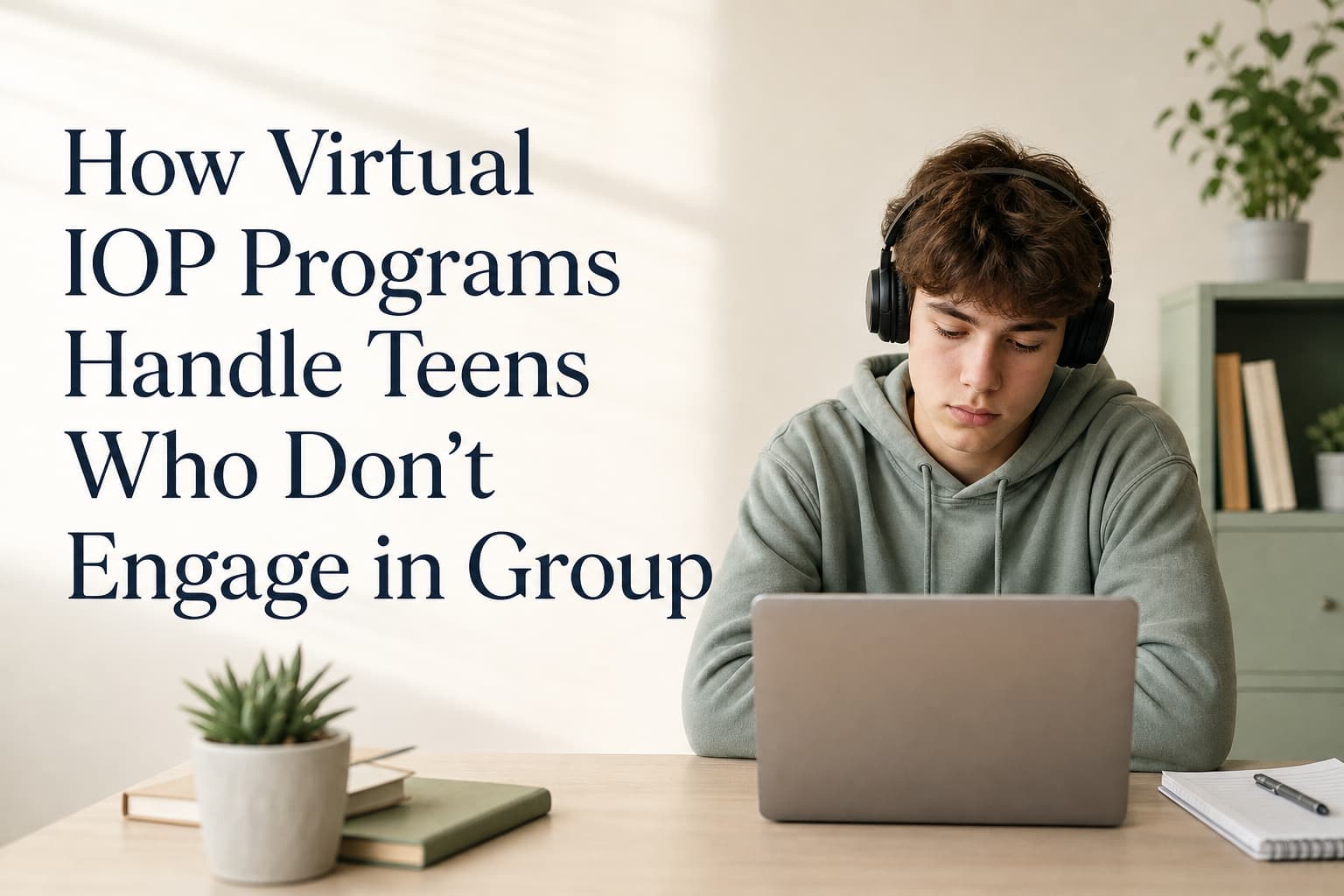 How Virtual IOP Programs Handle Teens Who Don't Engage in Group