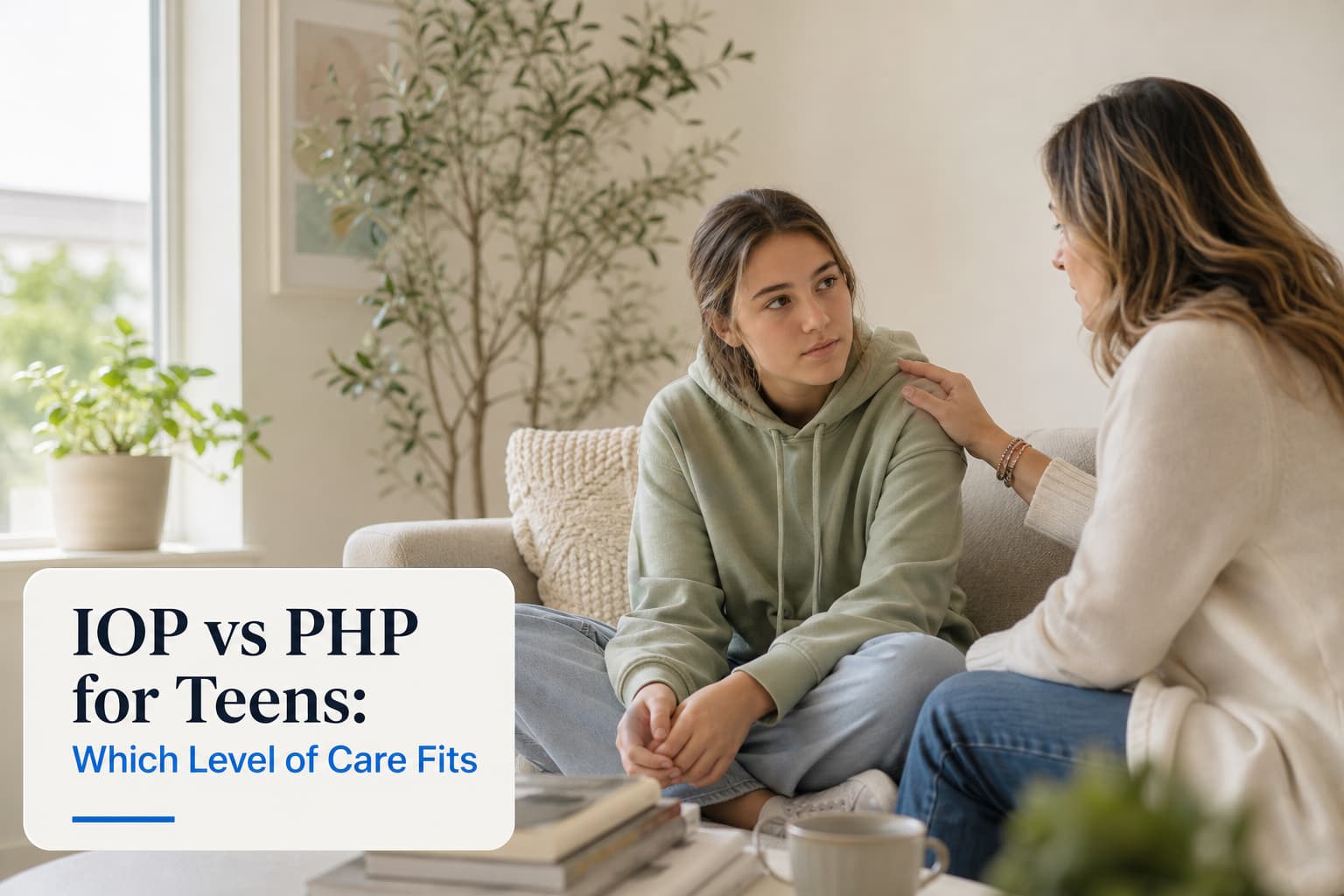 IOP vs PHP for Teens: Which Level of Care Fits