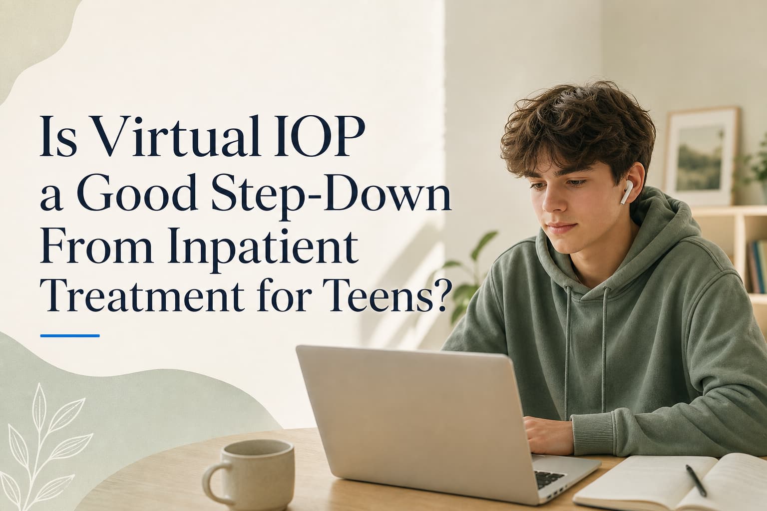 Is Virtual IOP a Good Step-Down From Inpatient Treatment for Teens?
