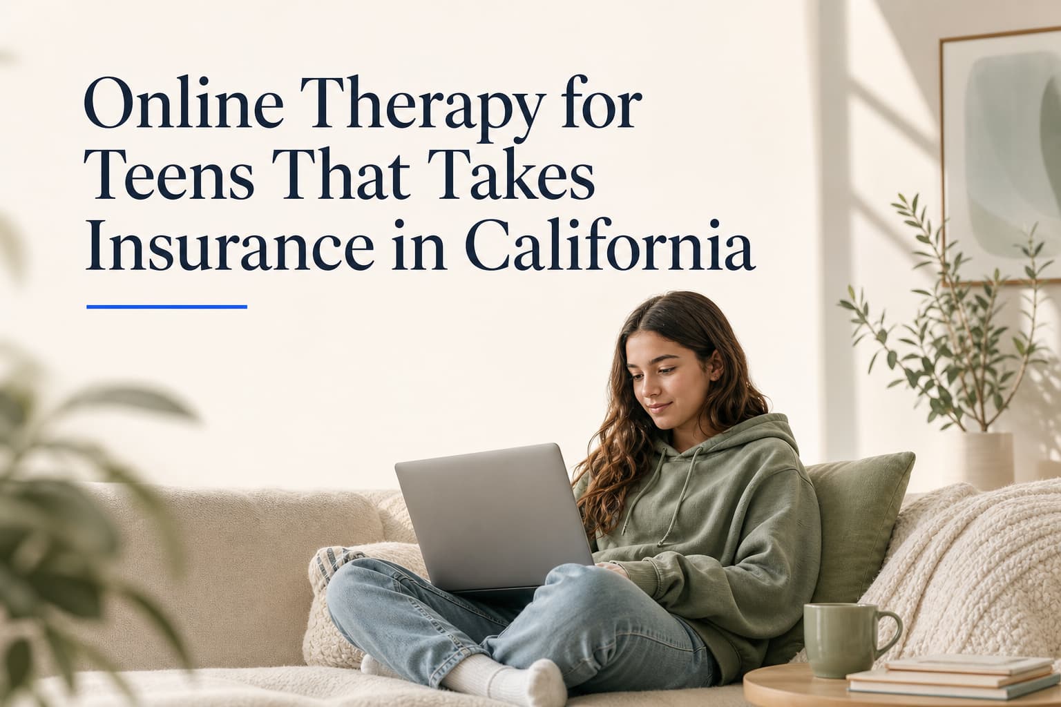 Online Therapy for Teens That Takes Insurance in California