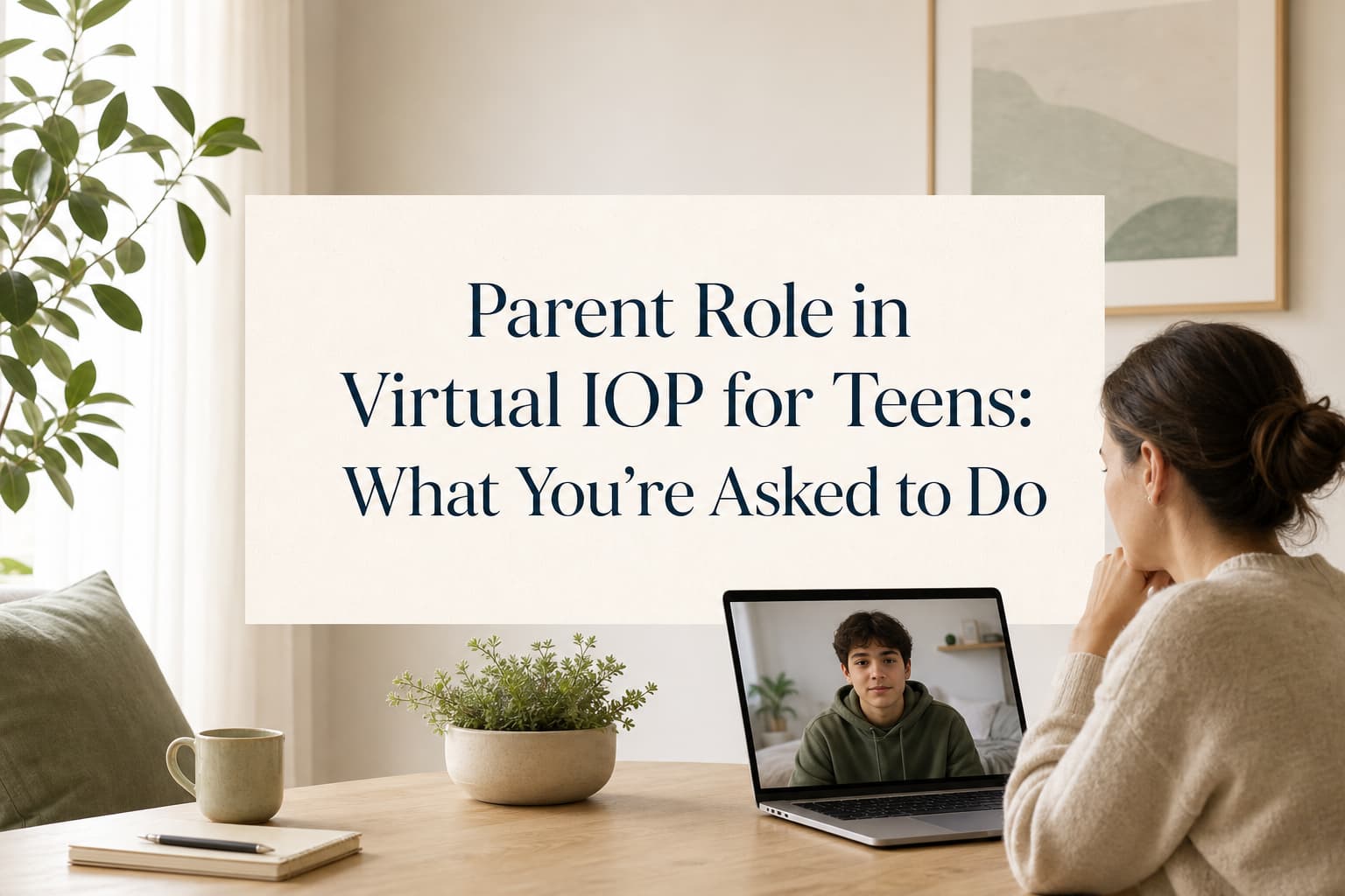 Parent Role in Virtual IOP for Teens: What You’re Asked to Do