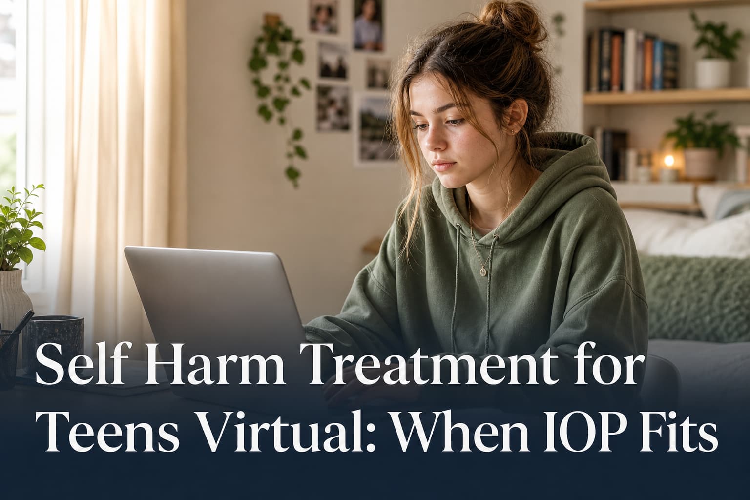 Self Harm Treatment for Teens Virtual: When IOP Fits
