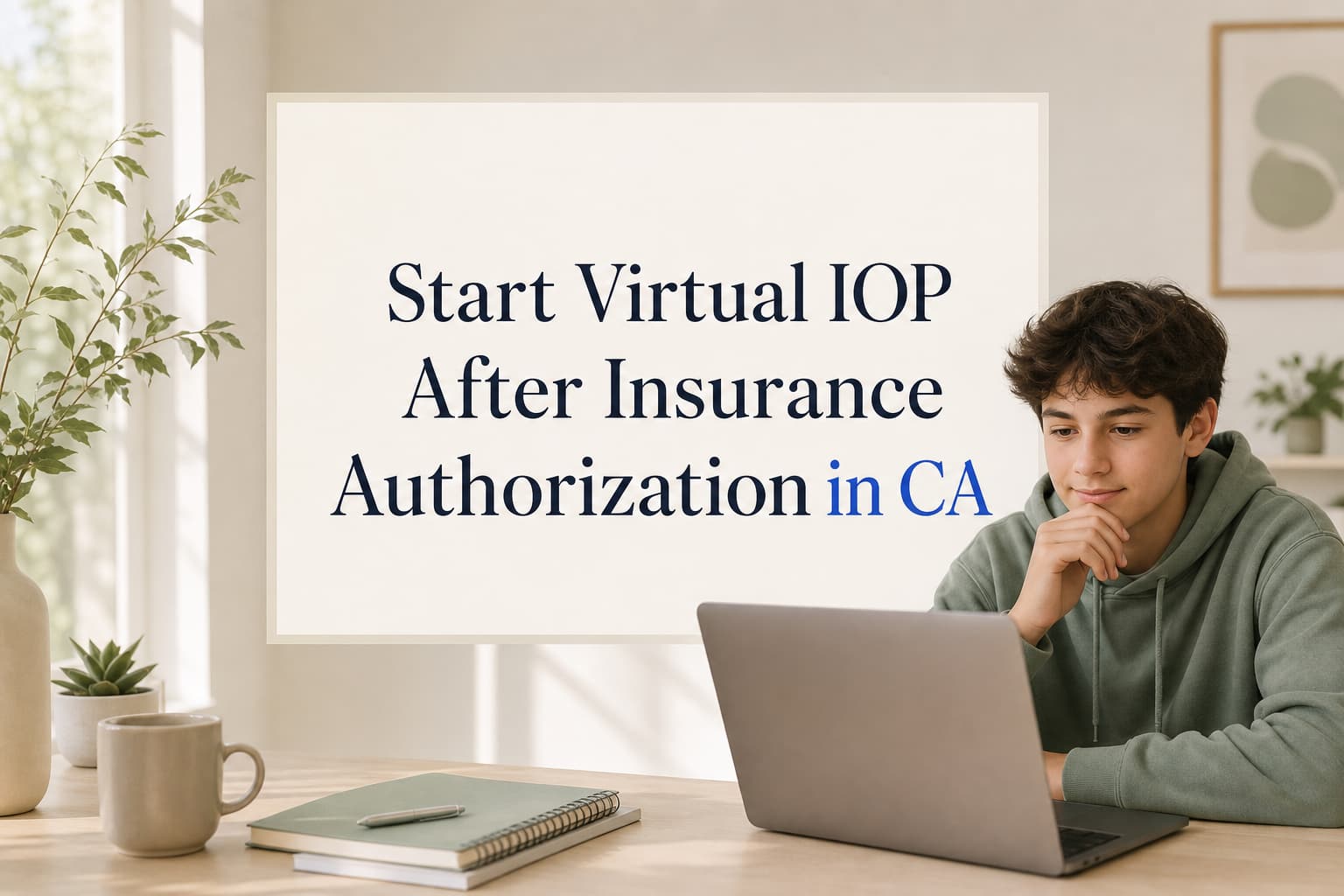 Start Virtual IOP After Insurance Authorization in CA