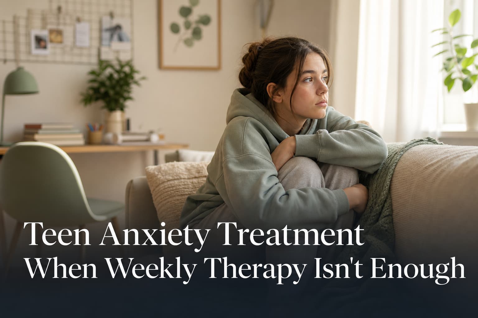 Teen Anxiety Treatment When Weekly Therapy Isn't Enough