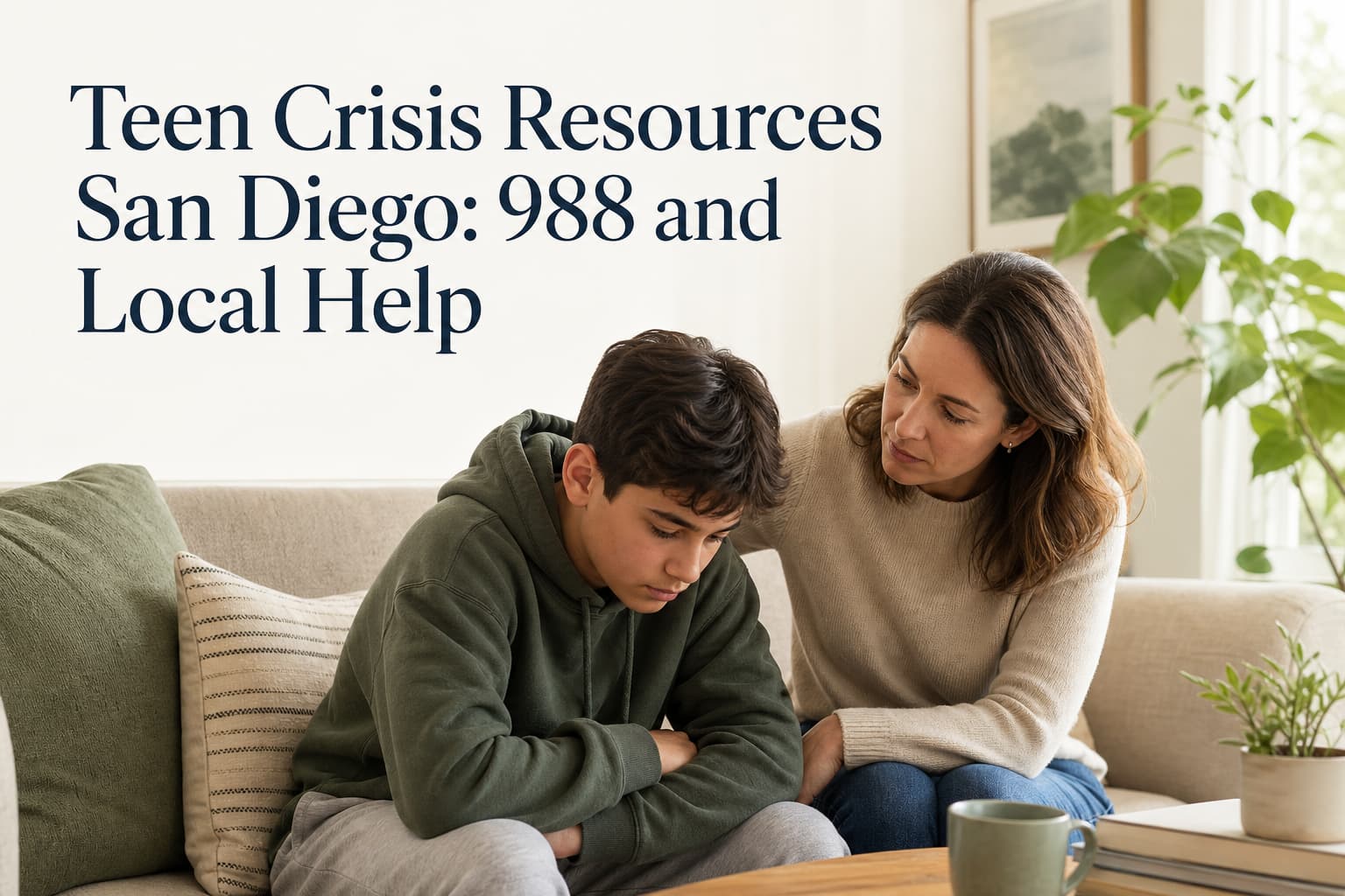 Teen Crisis Resources San Diego: 988 and Local Help