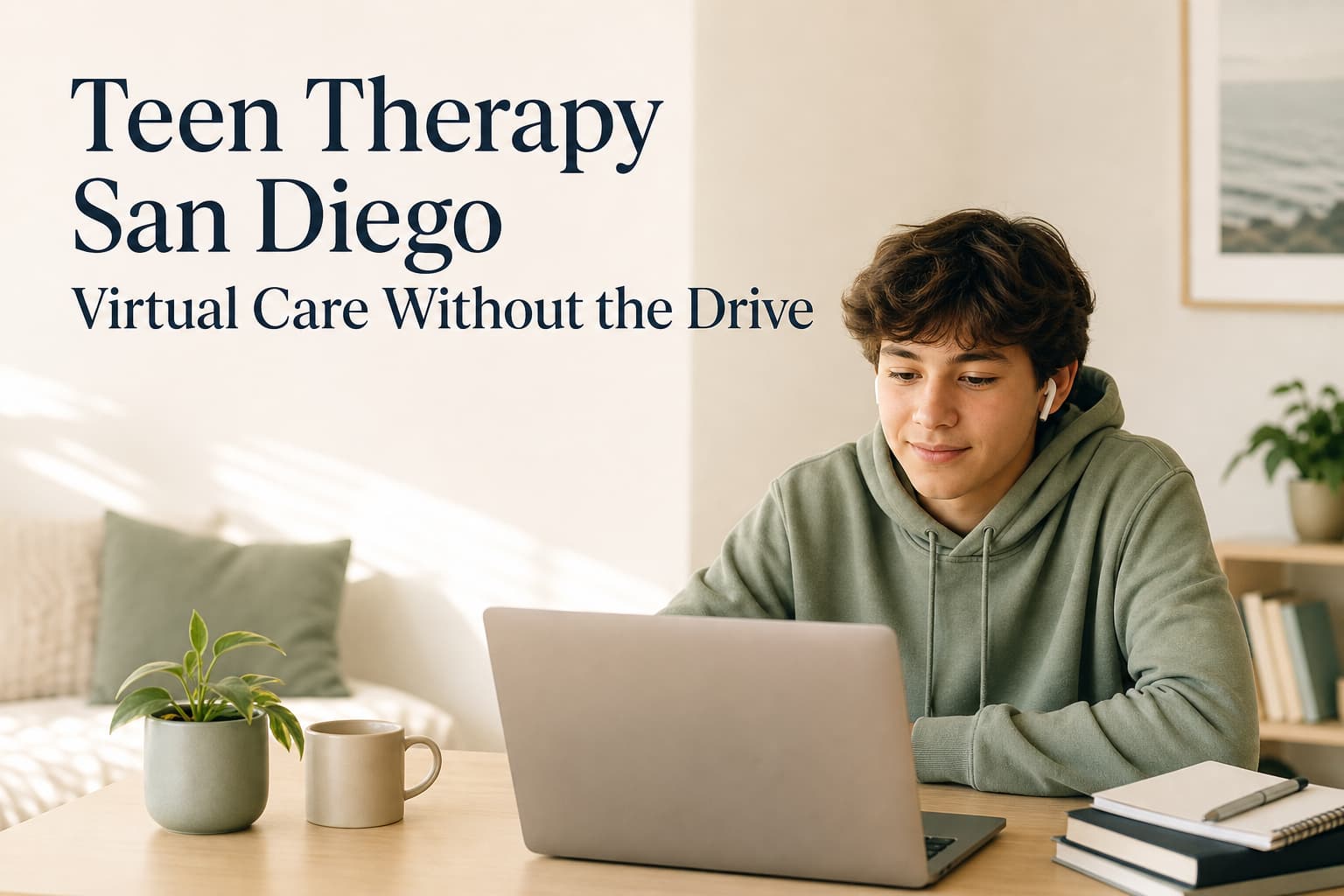 Teen Therapy San Diego Virtual Care Without the Drive