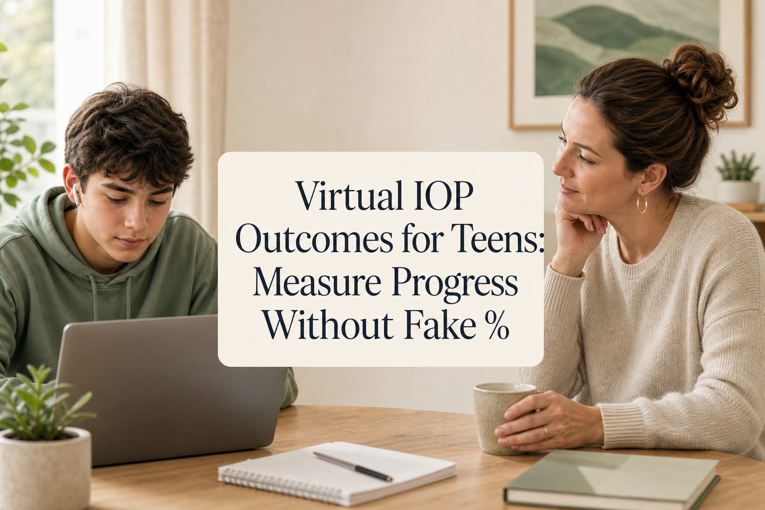 Virtual IOP Outcomes for Teens: Measure Progress Without Fake %