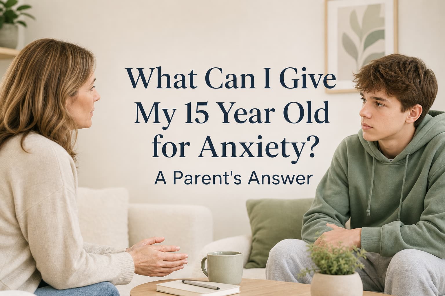 What Can I Give My 15 Year Old for Anxiety? A Parent's Answer