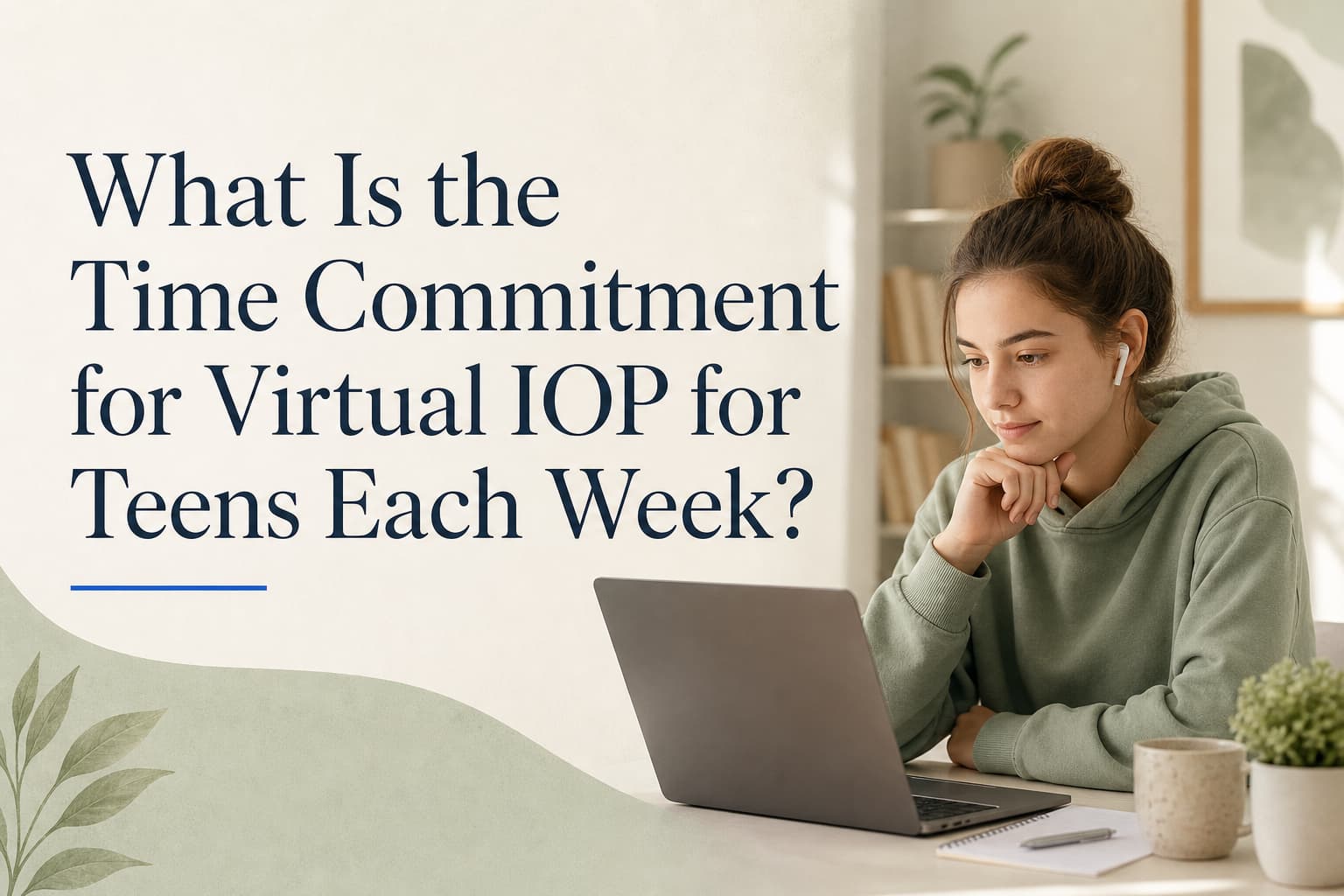 What Is the Time Commitment for Virtual IOP for Teens Each Week?