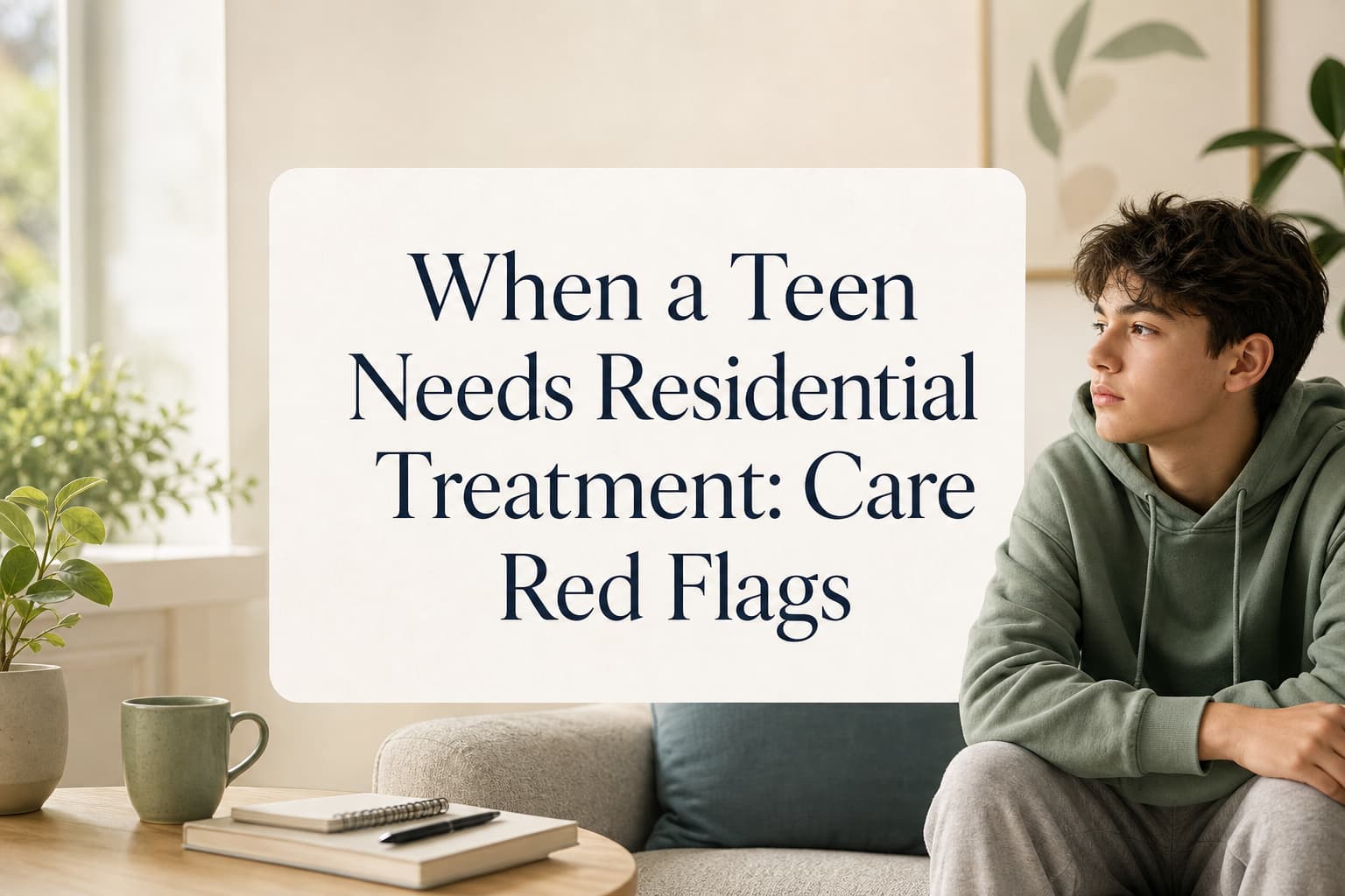 When a Teen Needs Residential Treatment: Care Red Flags