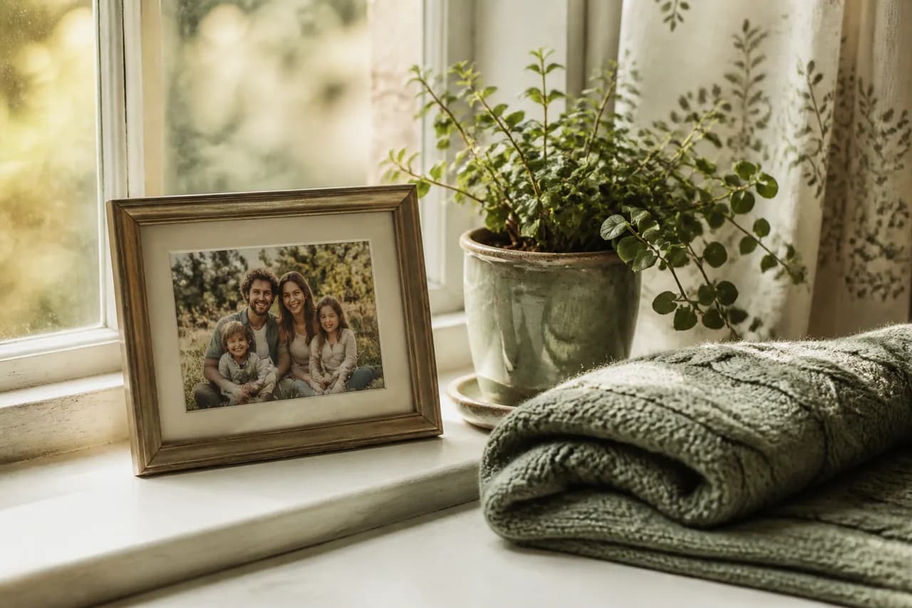 Calm home setting for virtual teen mental health care