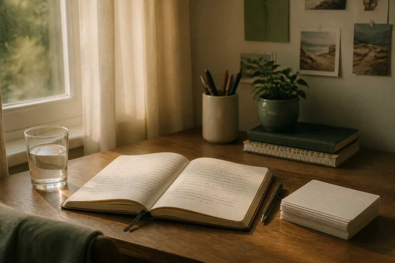 Calm home setting for virtual teen mental health care