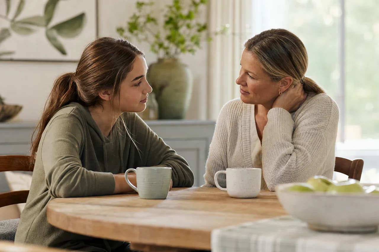 Parent observing a withdrawn teen and considering whether professional therapy support is needed
